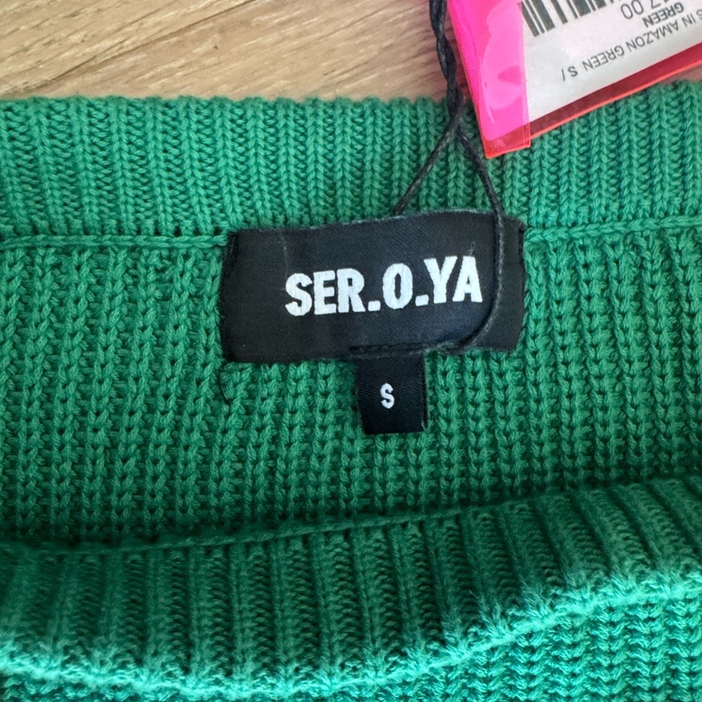 SER.O.YA Green Midi Pencil Skirt Set for Cocktail - Picture 5 of 11